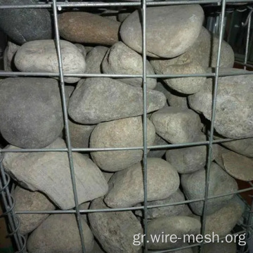 Συγκολλημένα πάνελ καλωδίων πλέγματος Gabion Stone Basket Mesh